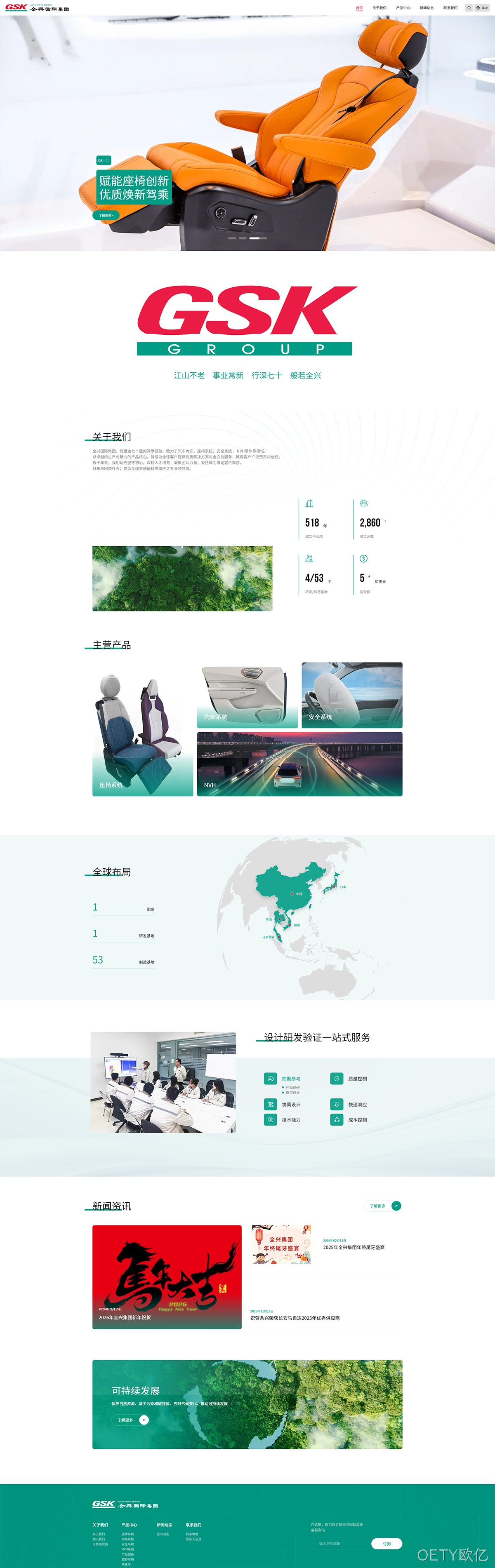 全兴国际网站案例