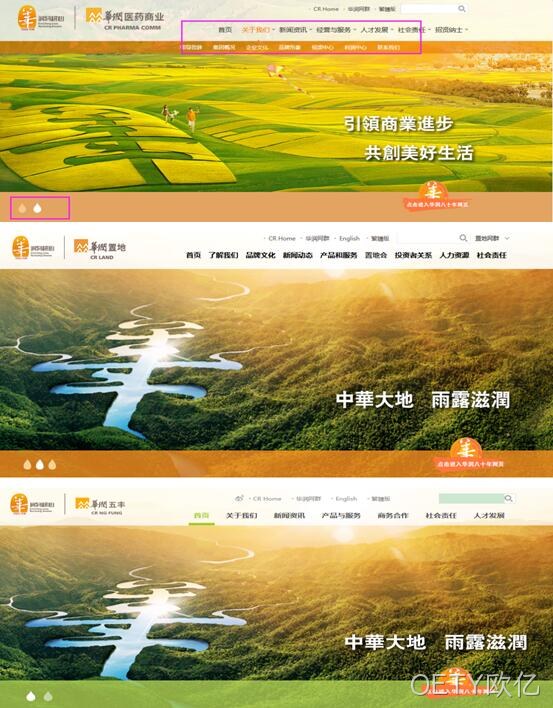 华润网站设计