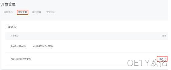 开发设置