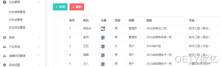 管理系统