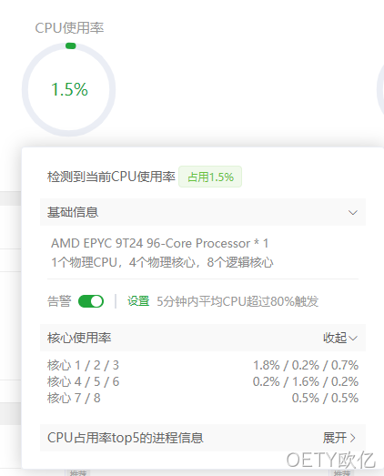 服务器报警
