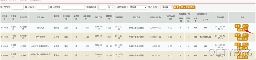 OETY欧亿P2P