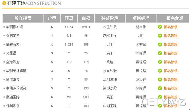 装修装饰网站建设